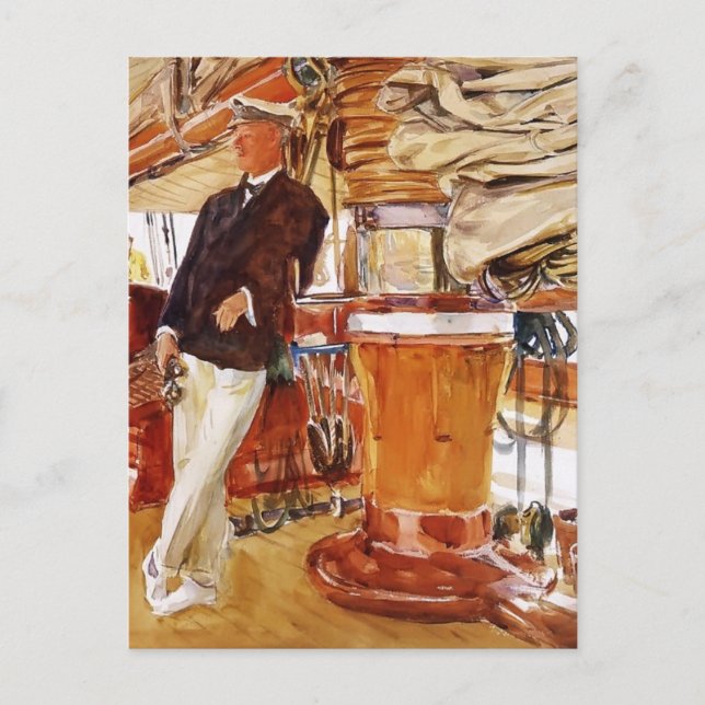John Sargent - Captain Herbert M. Sears Postkarte (Vorderseite)