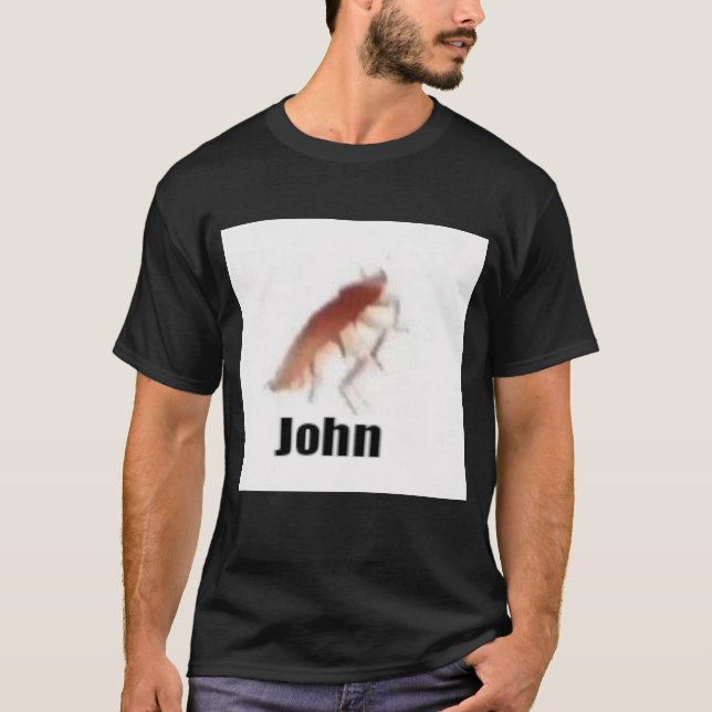 John Shitpost schlechte Qualität lustige Meme T-Shirt (Vorderseite)