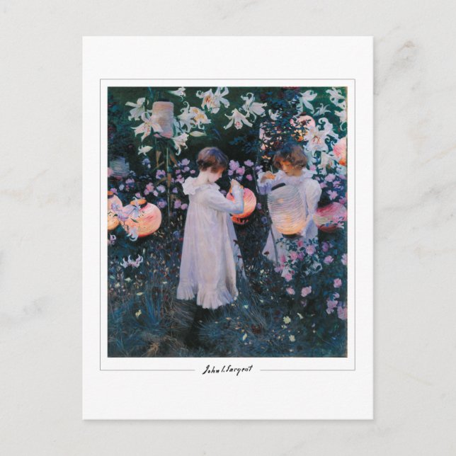 John Singer Sargent #10 - Fine Art Postkarte (Vorderseite)