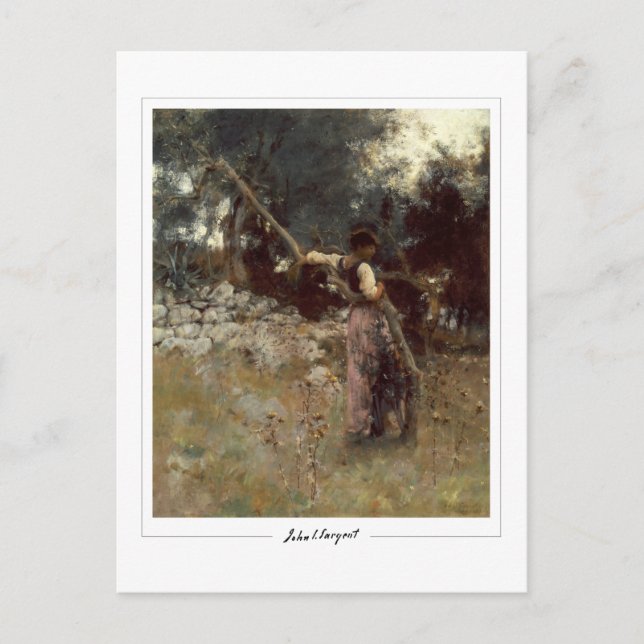 John Singer Sargent #12-2 - Fine Art Postkarte (Vorderseite)
