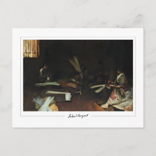John Singer Sargent #14-2 - Fine Art Postkarte