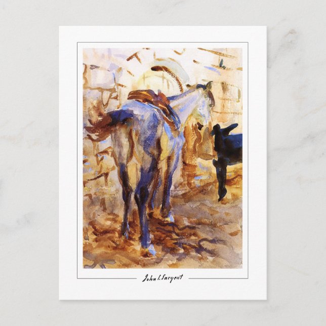 John Singer Sargent #339 - Fine Art Postkarte (Vorderseite)