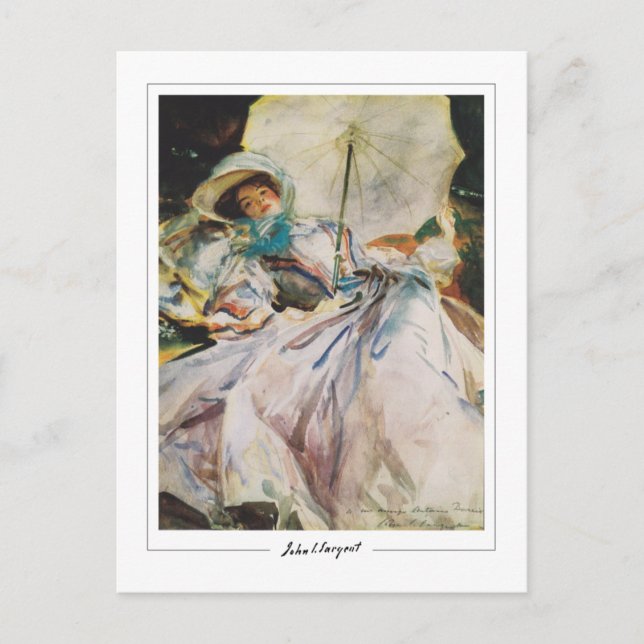 John Singer Sargent #469 - Fine Art Postkarte (Vorderseite)