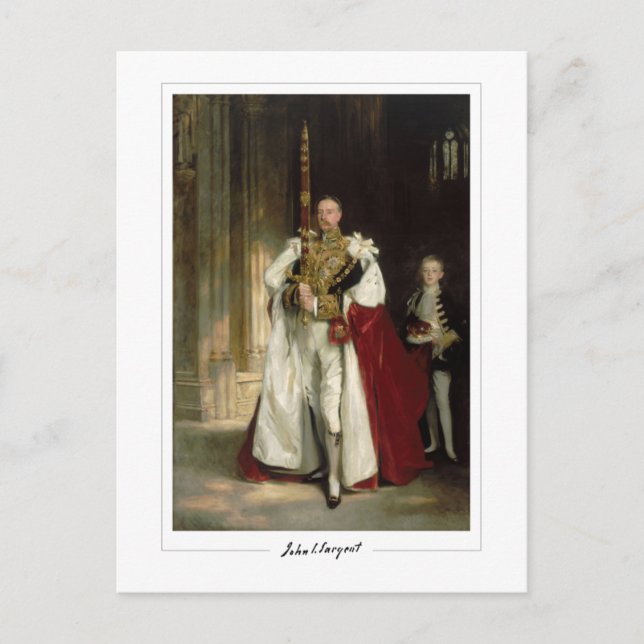 John Singer Sargent #7-2 - Fine Art Postkarte (Vorderseite)