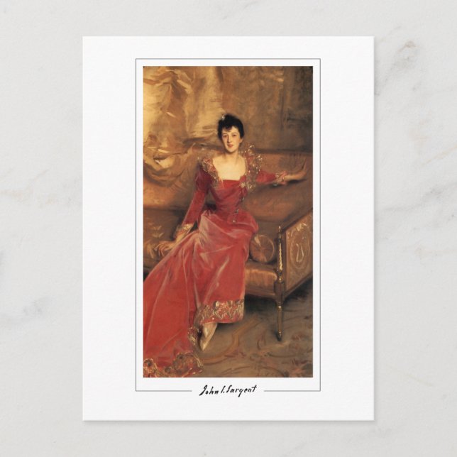John Singer Sargent #91-2 - Fine Art Postkarte (Vorderseite)