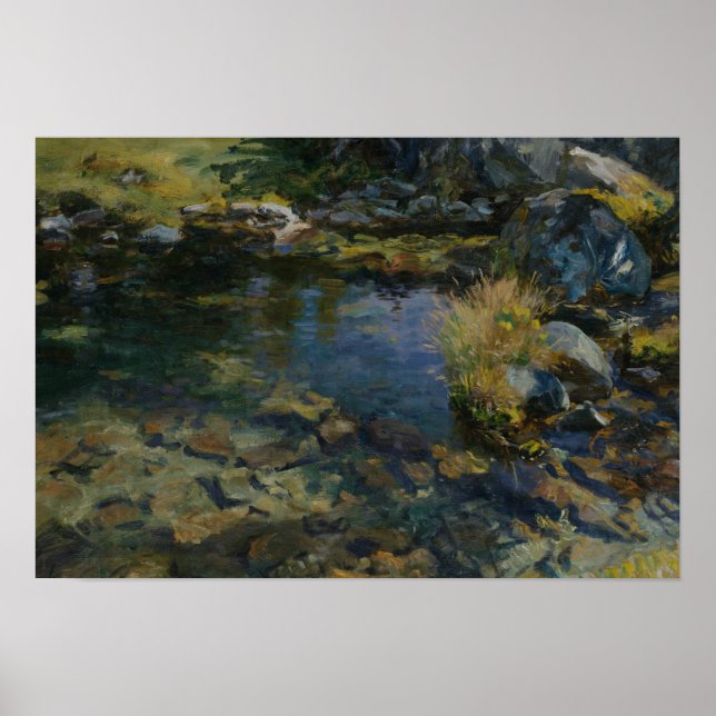 John Singer Sargent - Alpenpool Poster (Vorne)