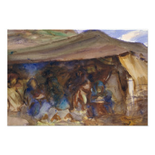 John Singer Sargent - Beduinenzelt Fotodruck