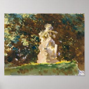 John Singer Sargent - Boboli Garden, Florenz Poster