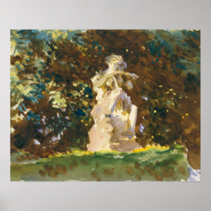 John Singer Sargent - Boboli Garten, Florenz Poster