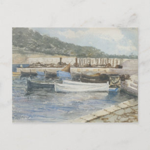 John Singer Sargent - Boote Postkarte