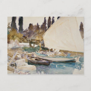 John Singer Sargent - Boote Postkarte
