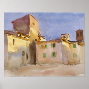 John Singer Sargent - Borgo San Lorenzo Poster
