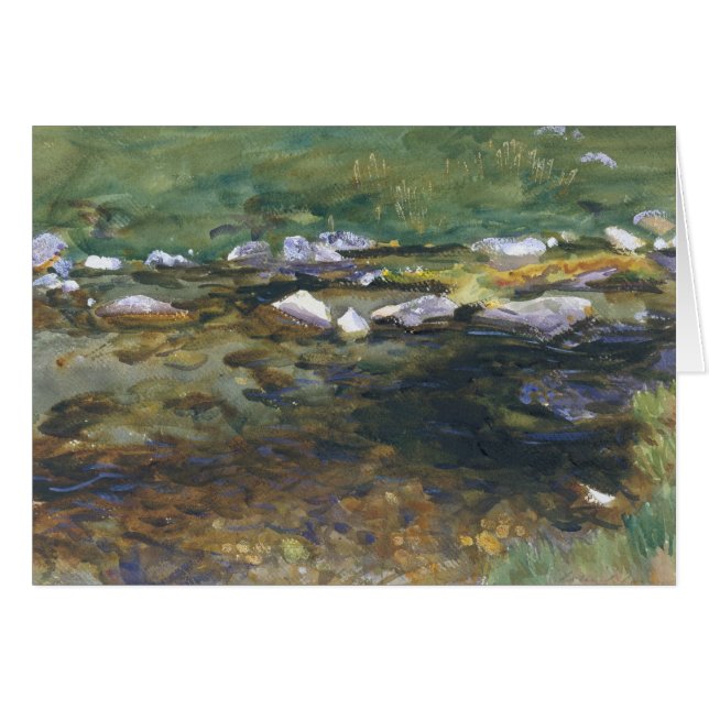 John Singer Sargent - Brook und Meadow (Vorderseite (Horizontal))
