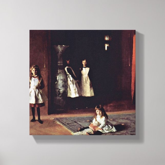 John Singer Sargent - Die Boit-Töchter Leinwanddruck (Vorderseite)