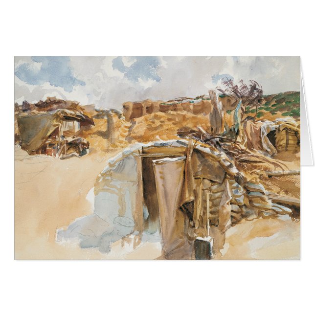 John Singer Sargent - Dugout (Vorderseite (Horizontal))