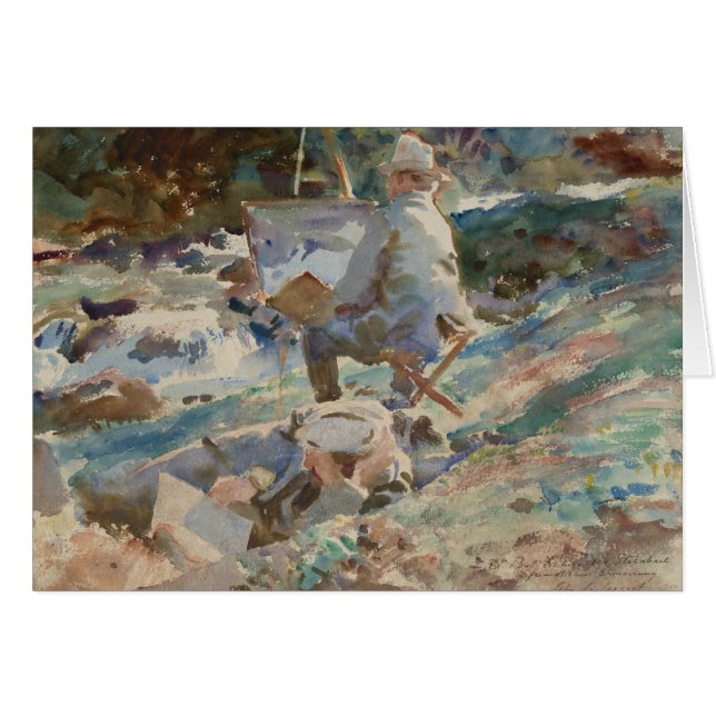 John Singer Sargent - Ein Künstler bei Seinem Ease (Vorderseite (Horizontal))