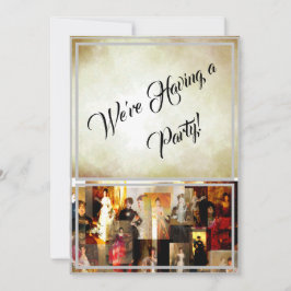 John Singer Sargent Elegant Lady Portrait Collage Einladung