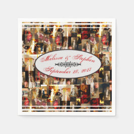 .John Singer Sargent Elegant Lady Portrait Collage Serviette