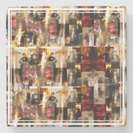 .John Singer Sargent Elegant Lady Portrait Collage Steinuntersetzer