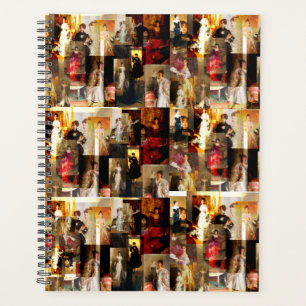 .John Singer Sargent Elegant Ladys Collage Planer