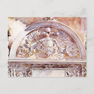 John Singer Sargent - Escutcheon Charles V Postkarte