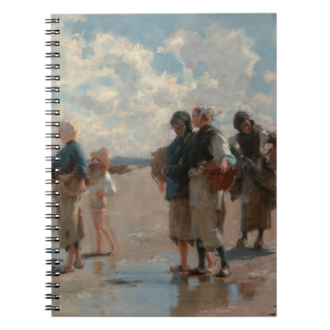 John Singer Sargent Fishing for Oysters Notizblock (Vorderseite)