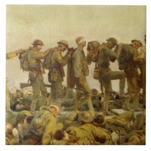 John Singer Sargent - Gassed Fliese
