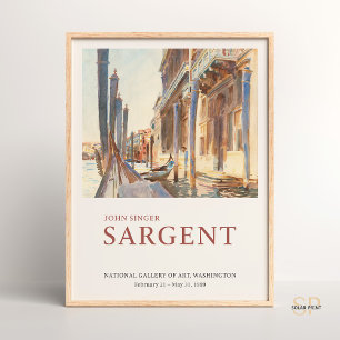 John Singer Sargent Gondola auf dem Canale Grande Poster