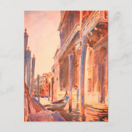 John Singer Sargent Gondola Moorings Venice Postkarte