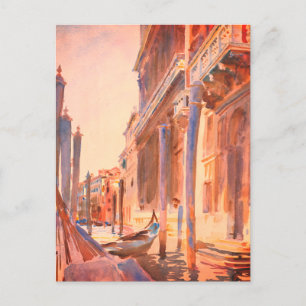 John Singer Sargent Gondola Moorings Venice    Postkarte