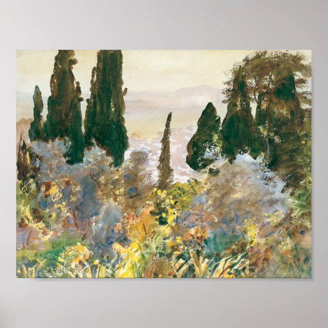 John Singer Sargent - Granada Poster (Vorne)