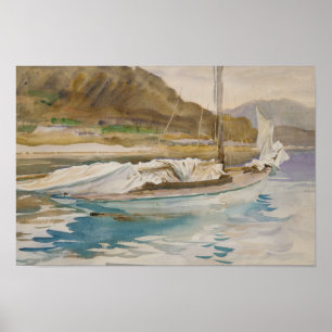 John Singer Sargent - Idle Sails Poster