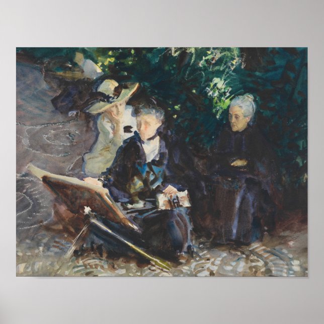 John Singer Sargent - Im Allgemeinen Poster (Vorne)