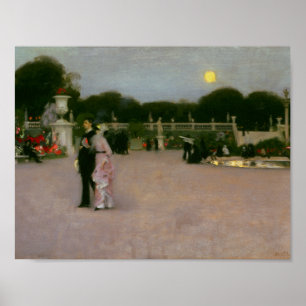 John Singer Sargent - In the Luxembourg Gardens Poster