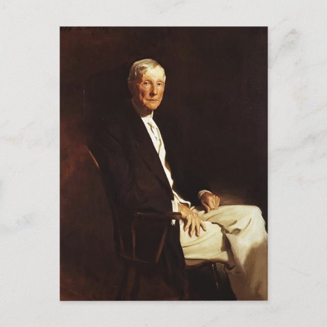 John Singer Sargent- John D. Rockefeller Postkarte (Vorderseite)