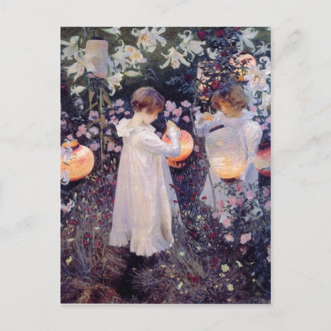 John Singer Sargent John Singer Sargent Sargent Sa Postkarte (Vorderseite)