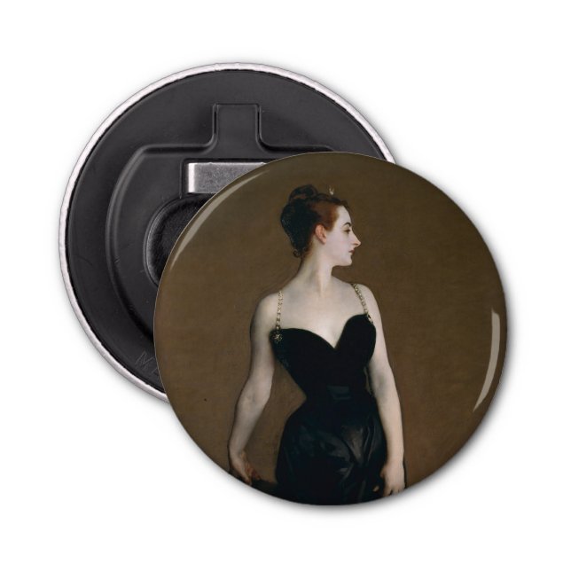 John Singer Sargent Madame X Classic Portrait Flaschenöffner (Vorderseite)