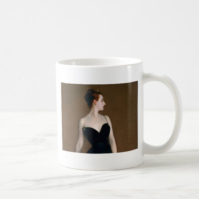 John Singer Sargent Madame X Classic Portrait Kaffeetasse (Rechts)