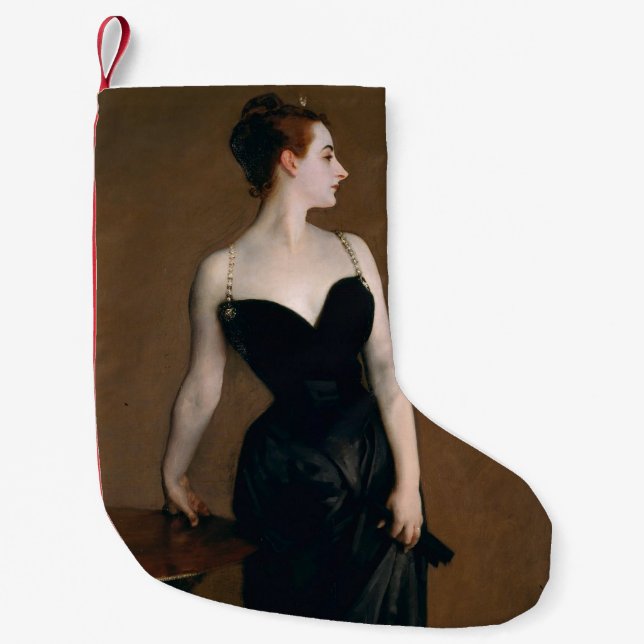 John Singer Sargent Madame X Classic Portrait Kleiner Weihnachtsstrumpf (Vorderseite)