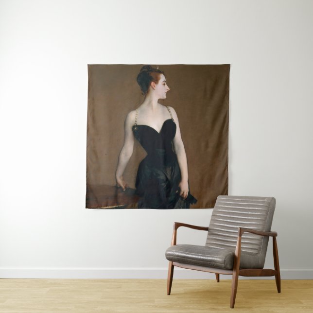 John Singer Sargent Madame X Classic Portrait Wandteppich (Beispiel)