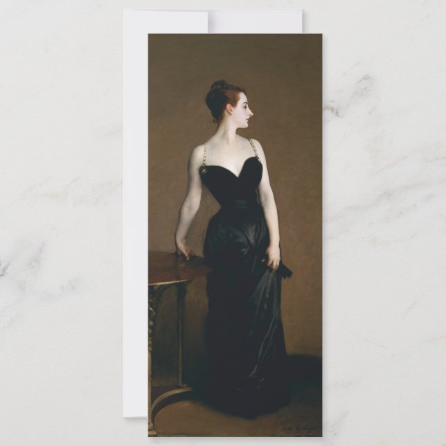 John Singer Sargent-Madame X Invitations Einladung (Vorderseite)