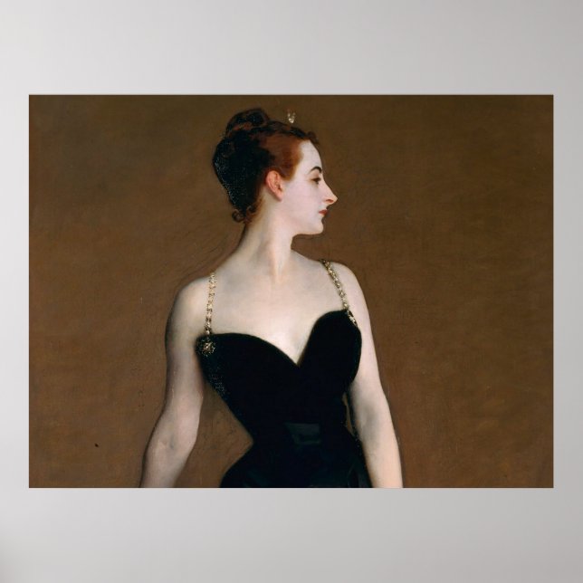 John Singer Sargent Madame X Kunstdruckgemälde Poster (Vorne)