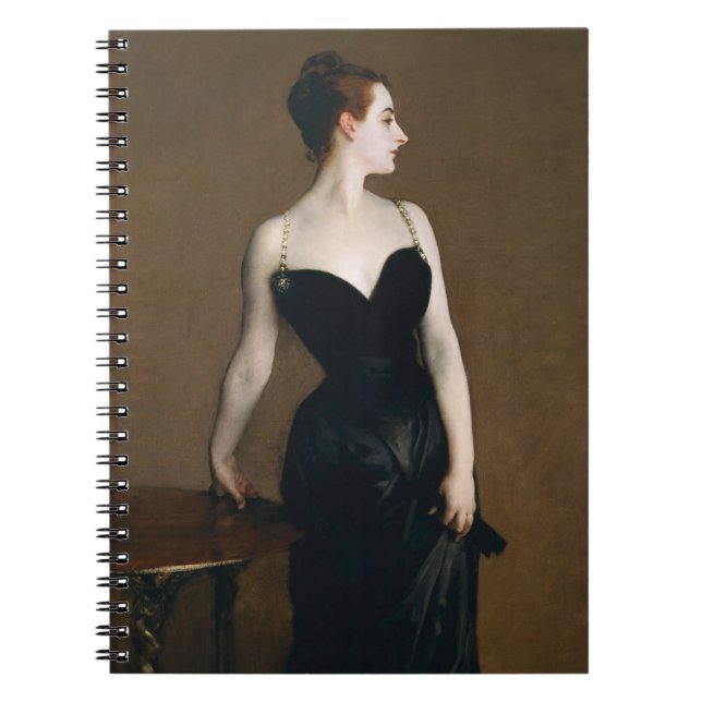 John Singer Sargent-Madame X Notebook Notizblock (Vorderseite)