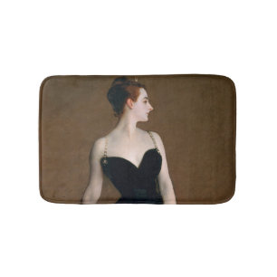 John Singer Sargent Madame X Porträt Moody Badematte