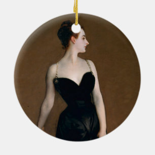 John Singer Sargent Madame X-Porträt Moody Keramik Ornament