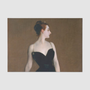 John Singer Sargent Madame X Porträt Moody Seidenpapier