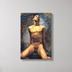 John Singer Sargent - Male Study Leinwanddruck