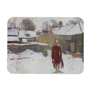 John Singer Sargent - Mannikin im Schnee Magnet