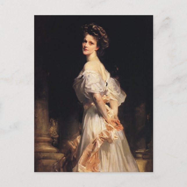 John Singer Sargent - Nancy Astor Postkarte (Vorderseite)