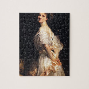 John Singer Sargent - Nancy Astor - schöne Kunst Puzzle